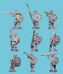 Welsh Spearmen with Command